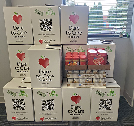 Dare to Care Food Drive at Louisville Pharmacy